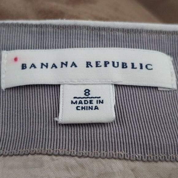 Banana Republic linen blend striped skirt Sz 8 - Picture 4 of 4